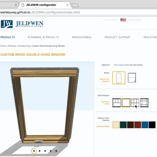 網頁化窗戶互動型錄