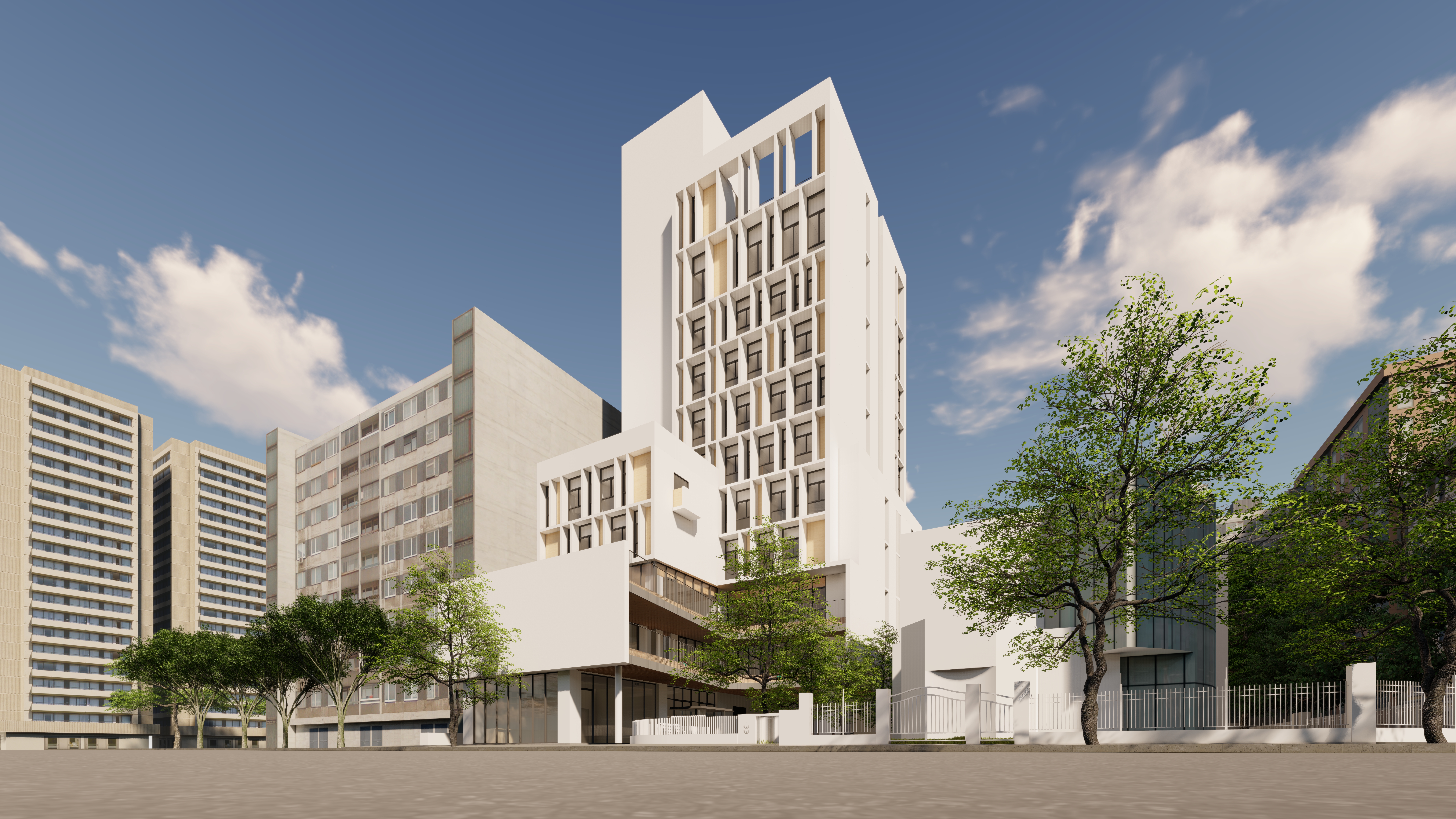 【BIM Awards】2023 優勝_何嘉仁國際文教機構台中市南屯區惠信段新建工程
