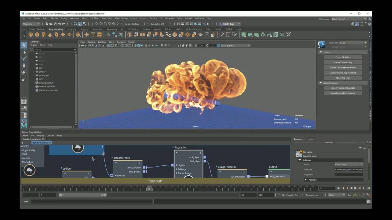 Bifrost 視覺特效入門 - Maya 線上培訓工作坊