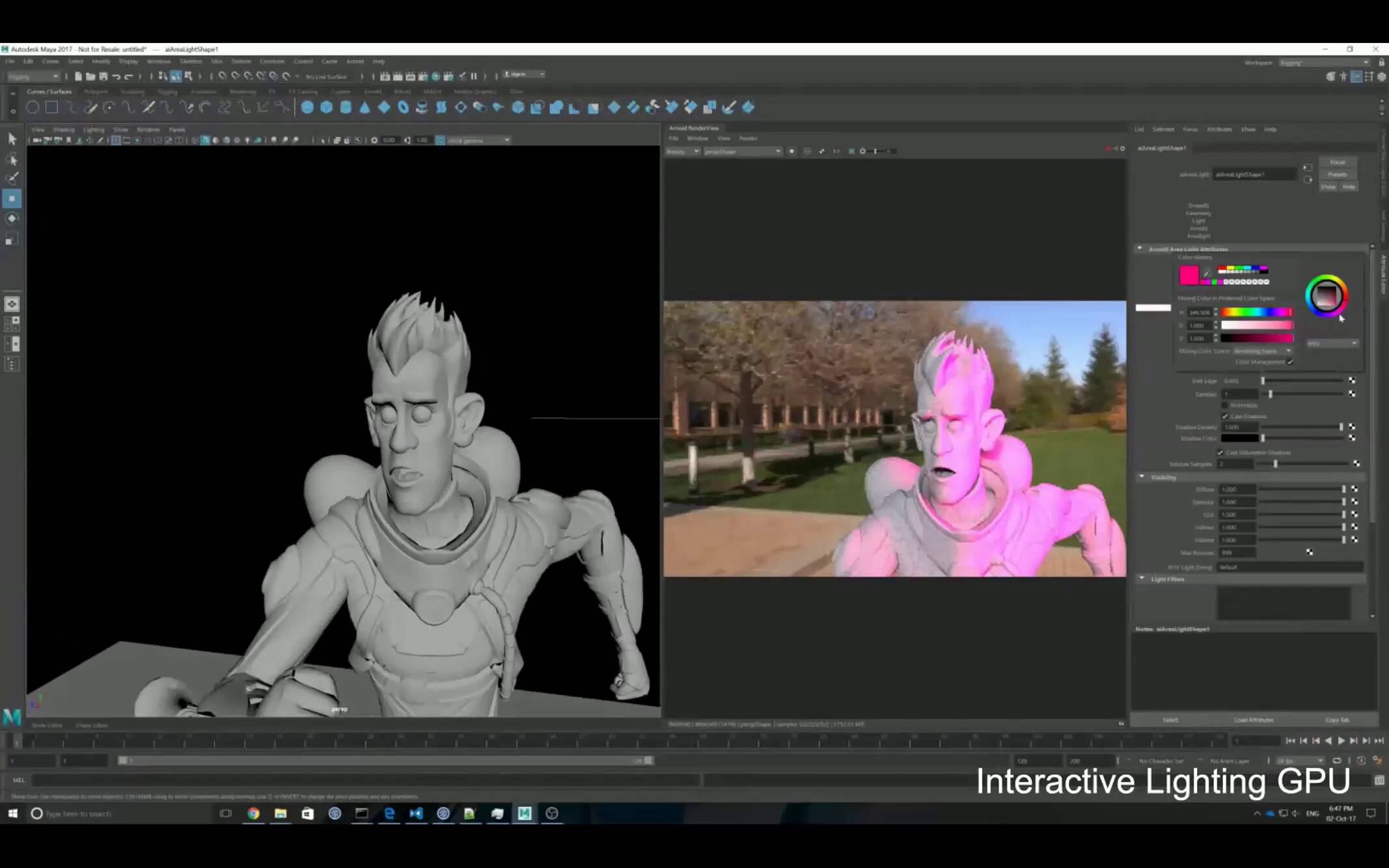 VR、渲染、與可視覺化的數位內容創作