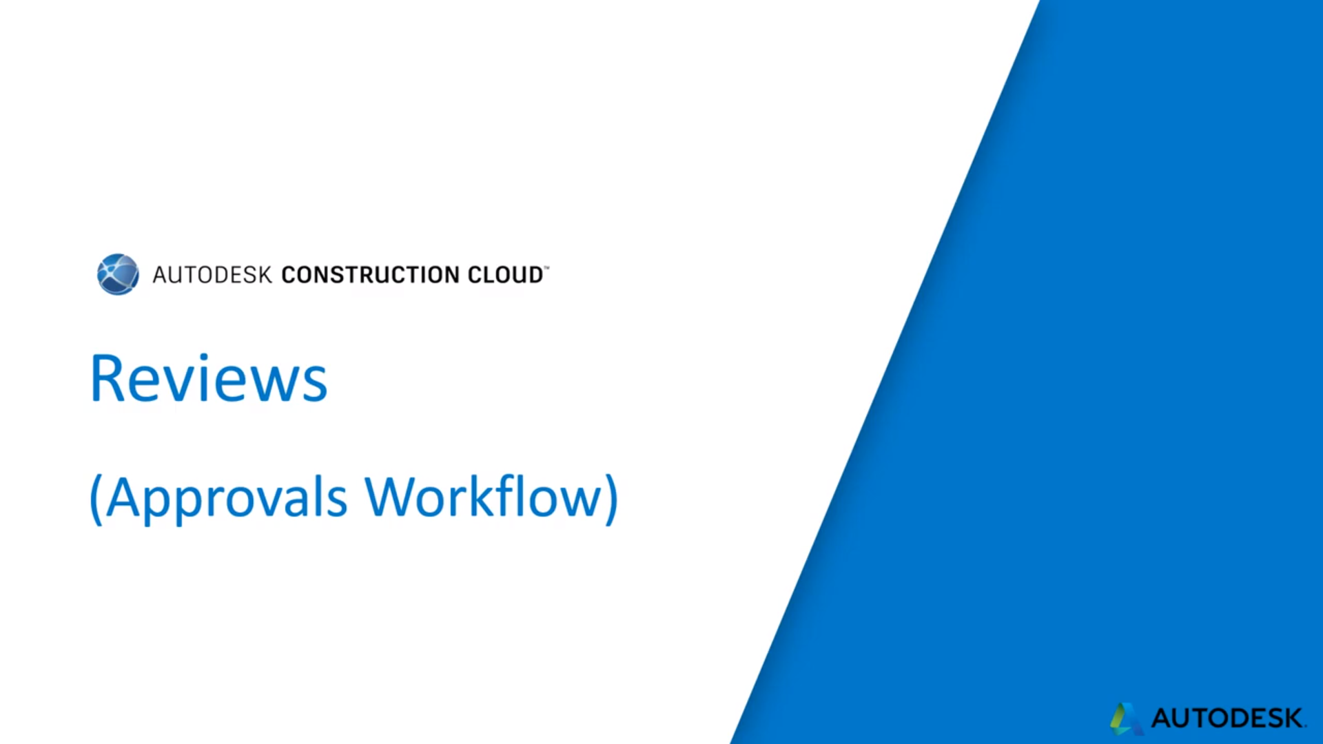 【Autodesk Construction Cloud】其他功能 (一) Reviews Setting